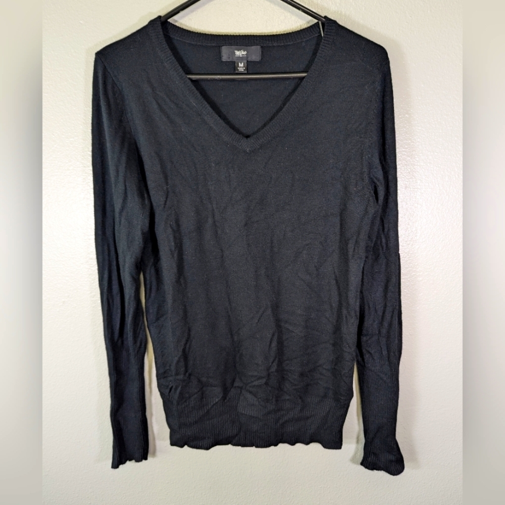 Mossimo Supply Co. Black Long Sleeve Tee